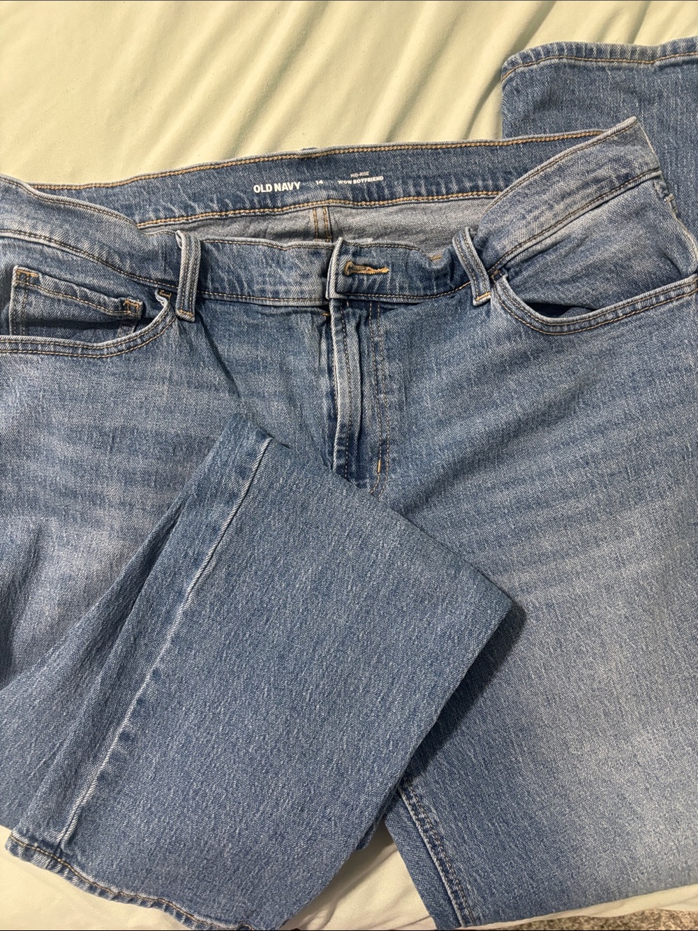Old Navy Light Blue Straight Leg Jeans